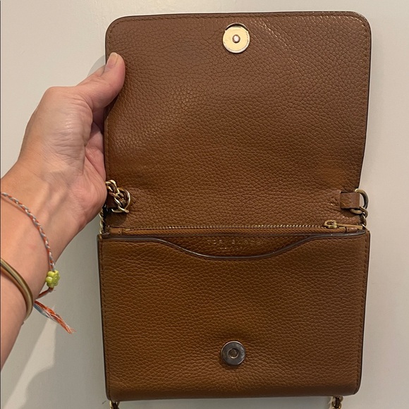 Tory Burch Brown Leather Crossbody Bag - Picture 5 of 6
